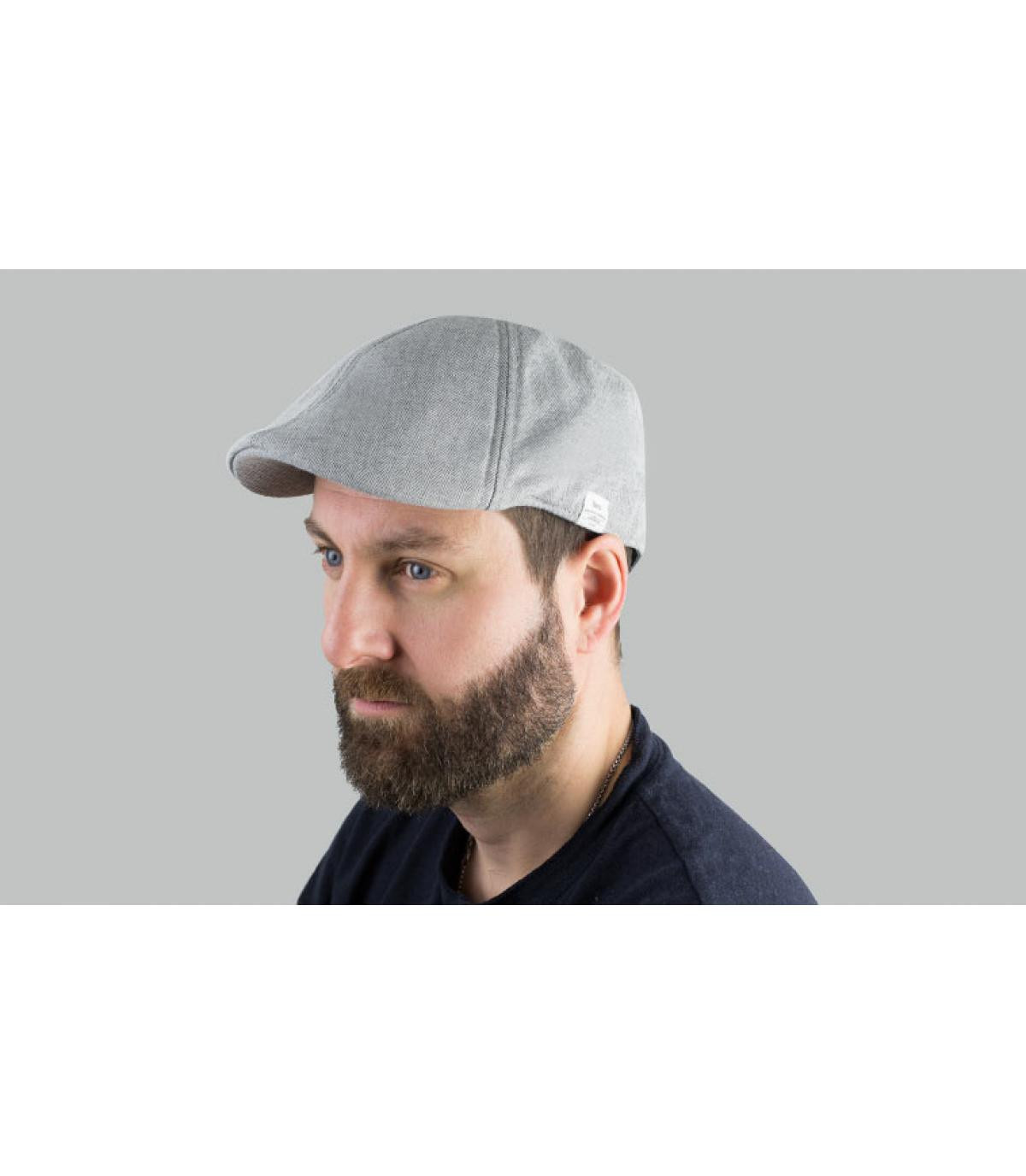 grey cotton duckbill cap Biduri Cap heather grey grey cotton duckbill cap Biduri Cap heather grey
